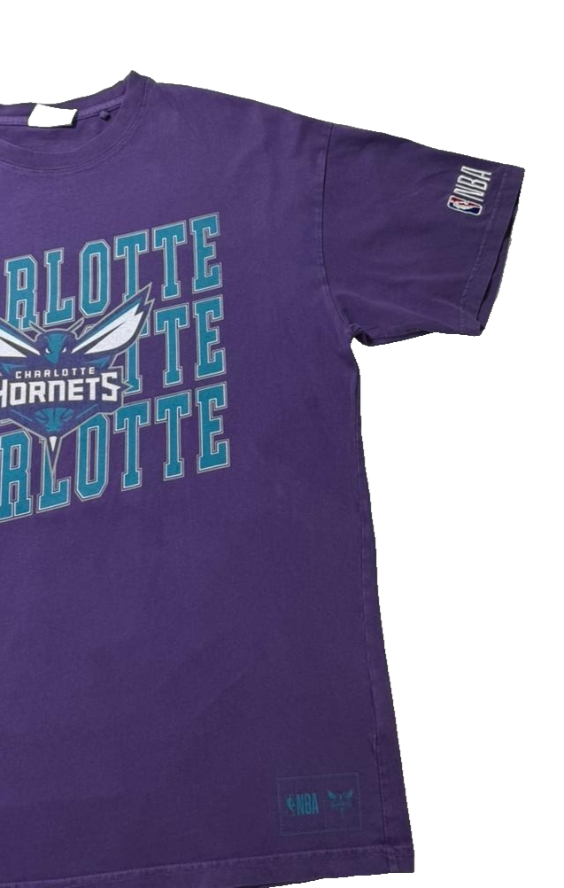 Nba Men's Hornets T-Shirt Purple - Size L