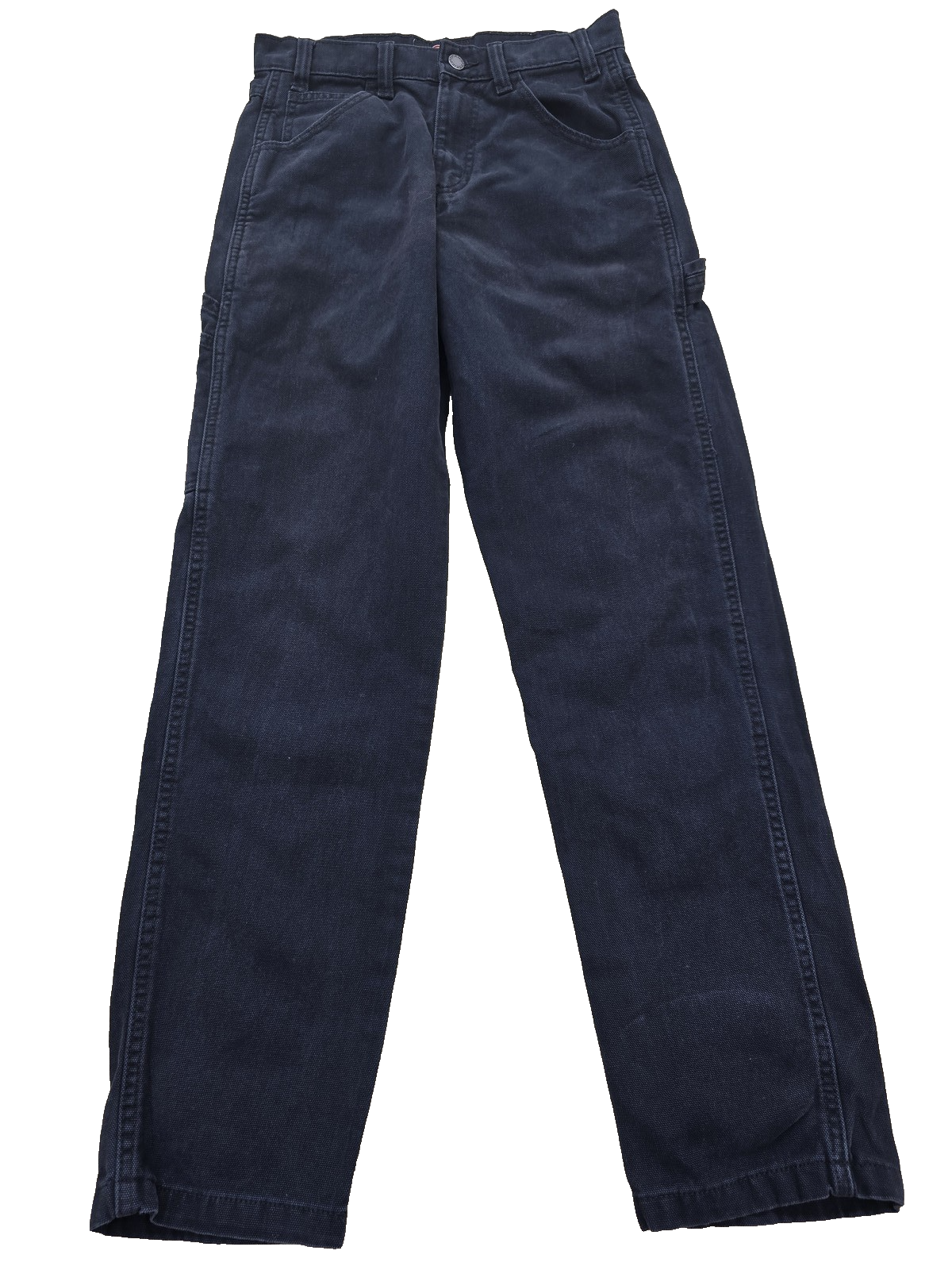 Dickies Cargo Work Pants Men's W28 Black Double Knee Loose Fit