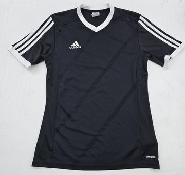 Adidas Men's Black Soccer Jersey Short Sleeve V-Neck Climalite S