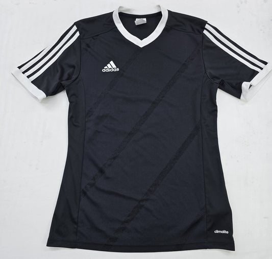 Adidas Men's Black Jersey – Size S, V- V- One-off pre-loved, Short Sleeve