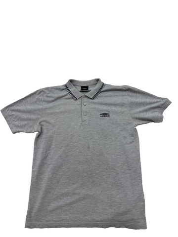Umbro Men's Gray Polo Shirt Short Sleeve M Regular