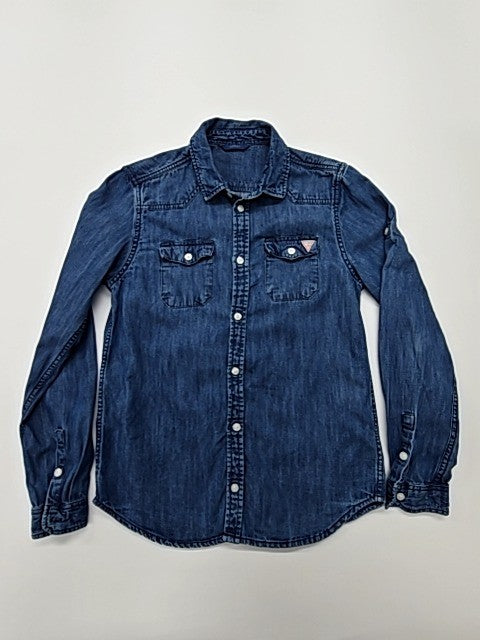 Guess Boys Blue Shirt size 14 product image 1