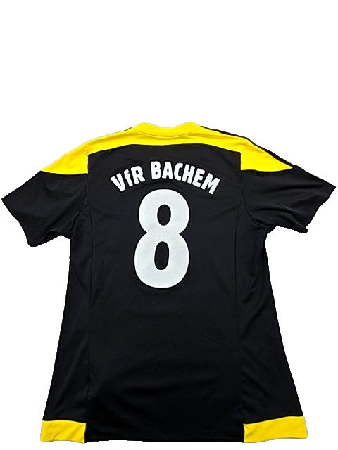 Adidas Men's Black/Yellow Striped Soccer Jersey(#8) L Climacool