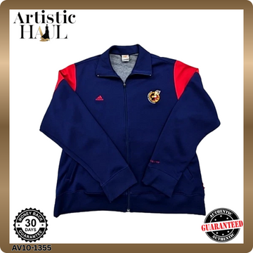 Adidas Spain Euro 2004 Track Jacket XL Navy/Red/Yellow