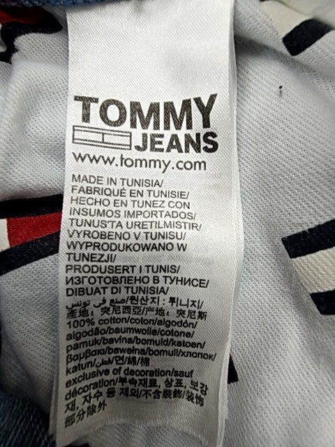 Tommy Jeans Men's Loose Blue Jeans Sz 25x30 Wavy Flag
