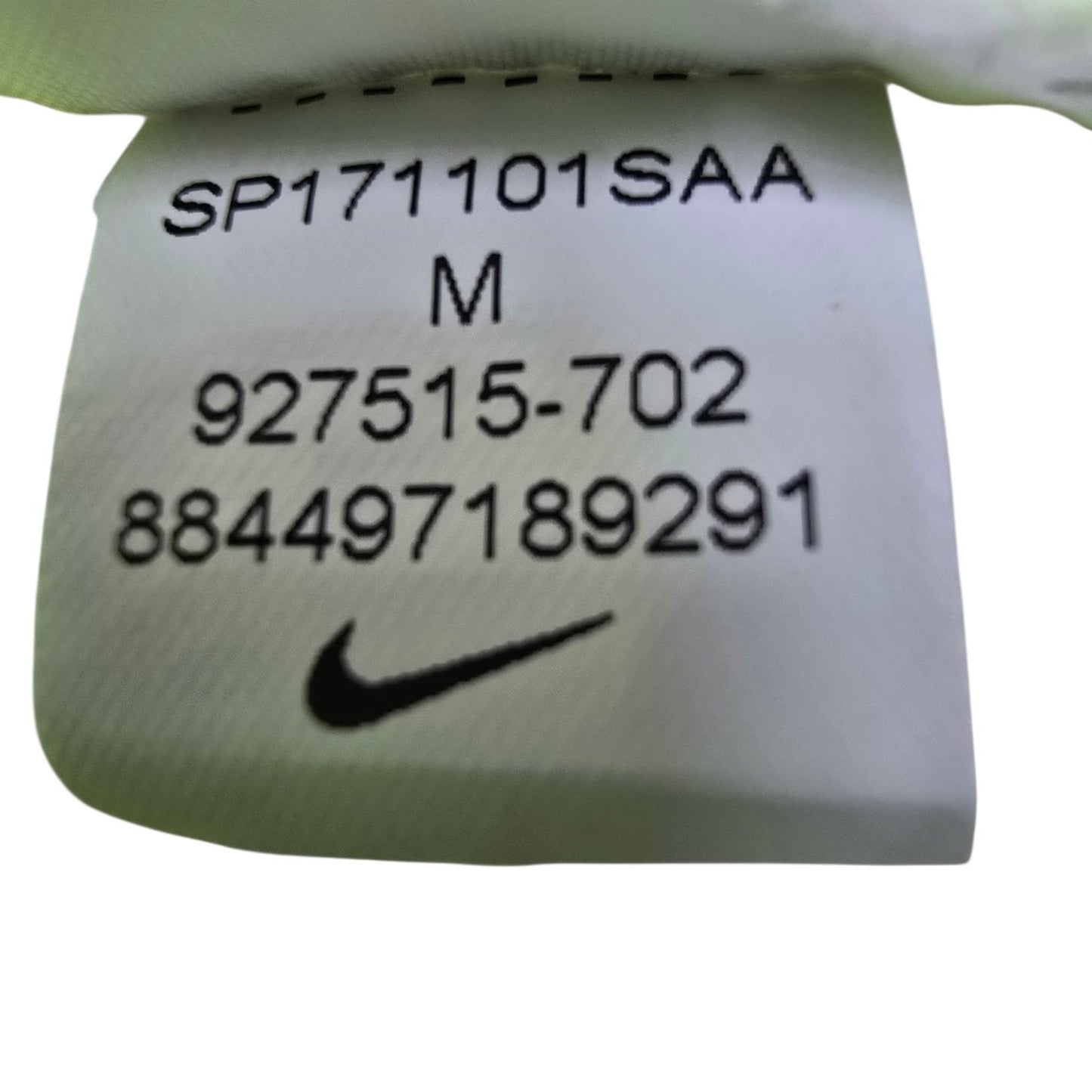 Nike Men's Neon Green Dri-FIT Running T-Shirt Size M