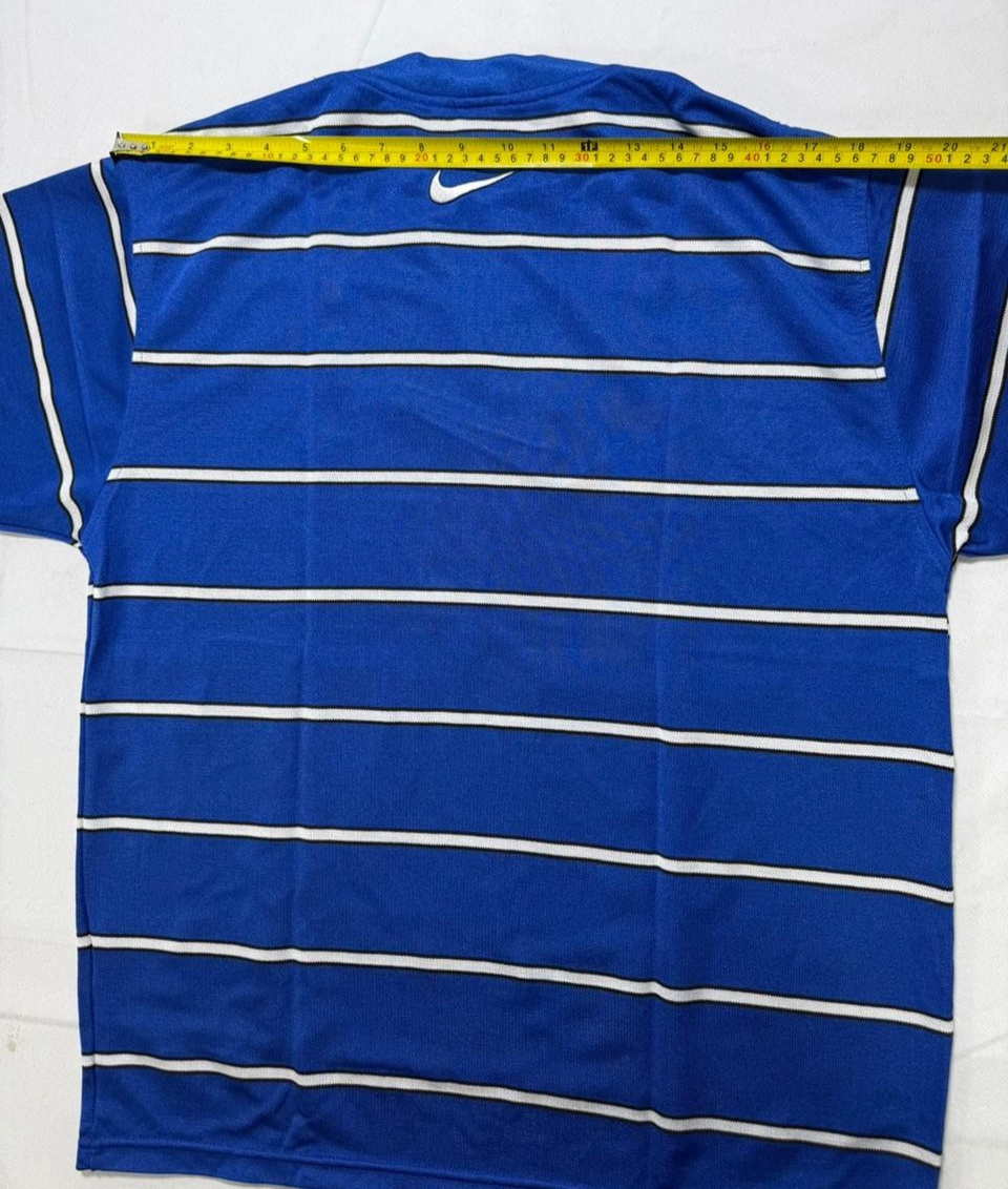 Nike Portugal Striped Blue Football Shirt - M
