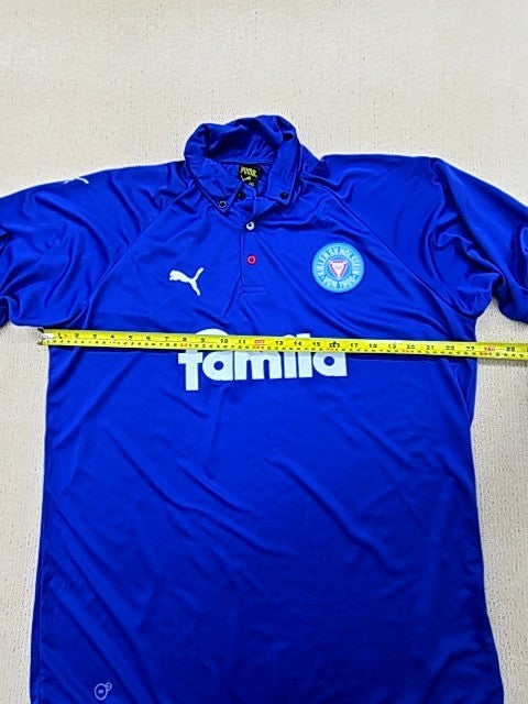 Puma Men's Blue Polo Jersey 4XL Short Sleeve Holstein Kiel Sports