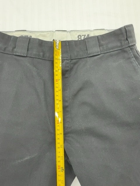 Dickies Men's Black Work Pants W32 L32 Cotton Twill 874