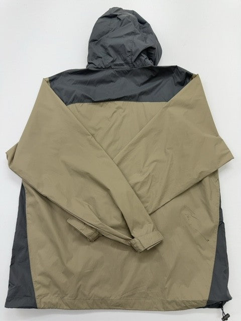 Columbia Men's Hooded Windbreaker Jacket Colorblock Size L Lightweight