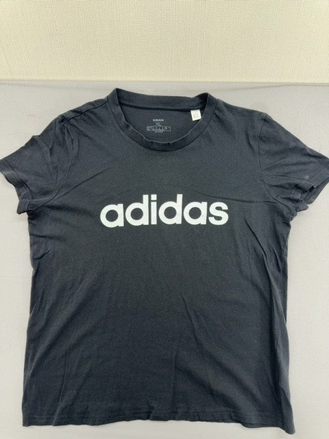 Adidas Men's Gray T-Shirt – Size XL, Short Sleeve, Crew Neck