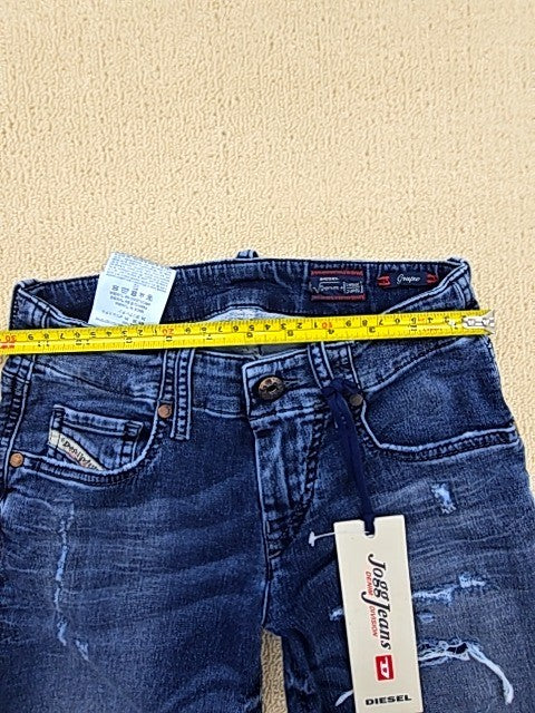 Diesel Grupee Women's Skinny Low Rise Blue Stretch Jeans