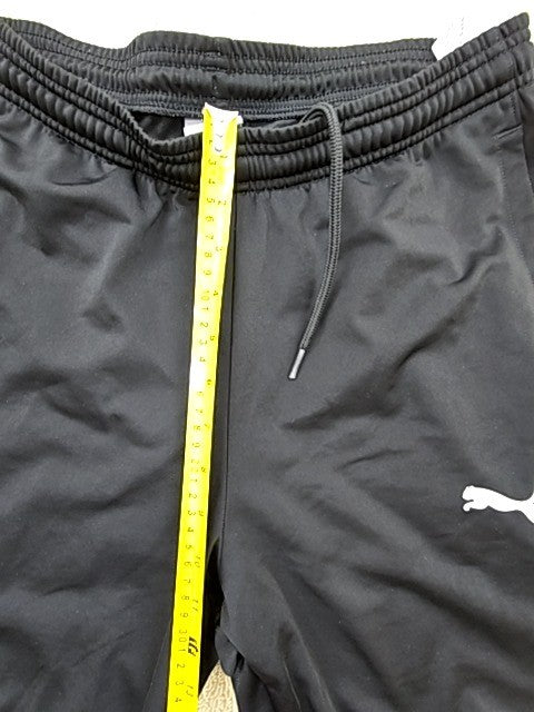 Puma Men's Black Track Pants M Elastic Waist Drawstring