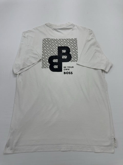 BOSS Men White T-Shirt size XXL product image 2