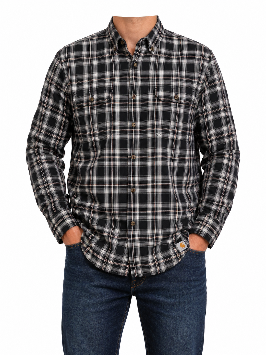 Carhartt Men Black Shirt size 2XL product image 1