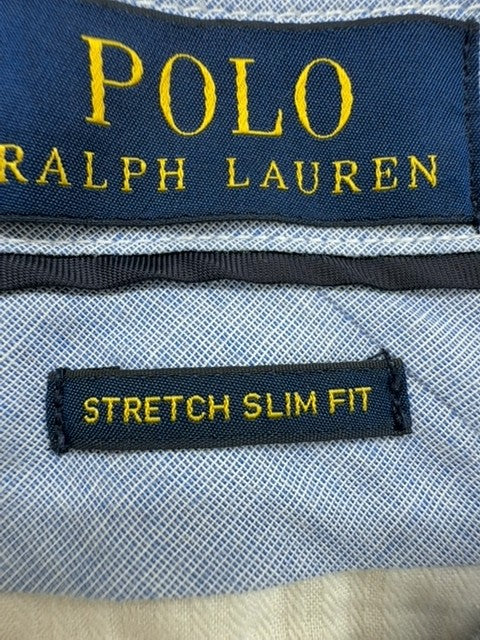 Polo Ralph Lauren Men's Grey Stretch Slim Chino Pants Cotton