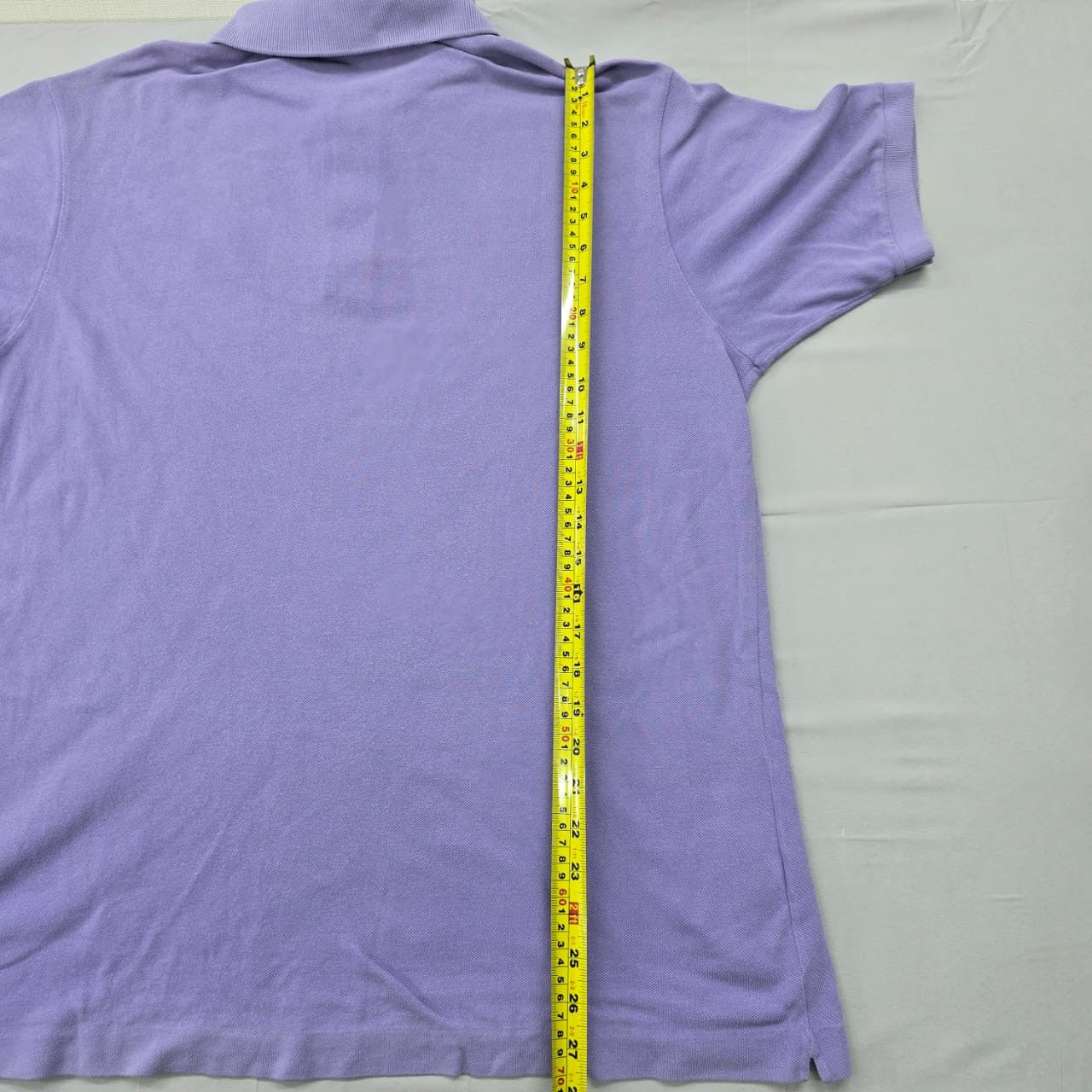 Lacoste Men's Purple Polo Shirt Short Sleeve Size L Cotton Pique