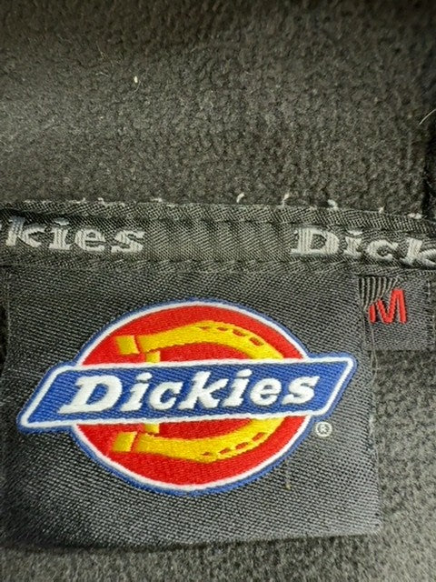Dickies Men's M Black/Blue Fleece Lined Nylon Hooded Windbreaker 33237