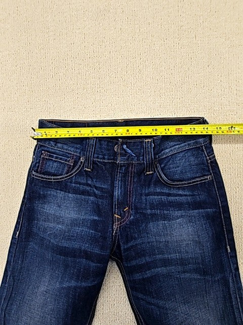 Levi's Men's Dark Blue Slim Straight 523 Jeans 32x32
