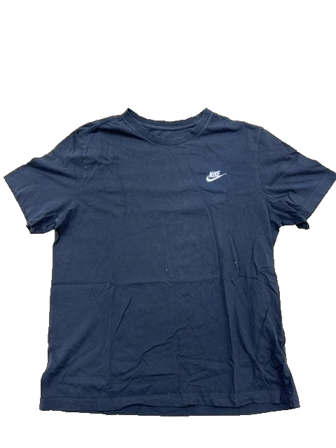 Nike Men's Black T-Shirt – Size XL, Logo, Short Sleeve