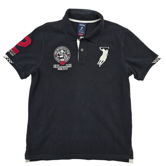 Polo Men Black Polo Shirt size XL product image 1