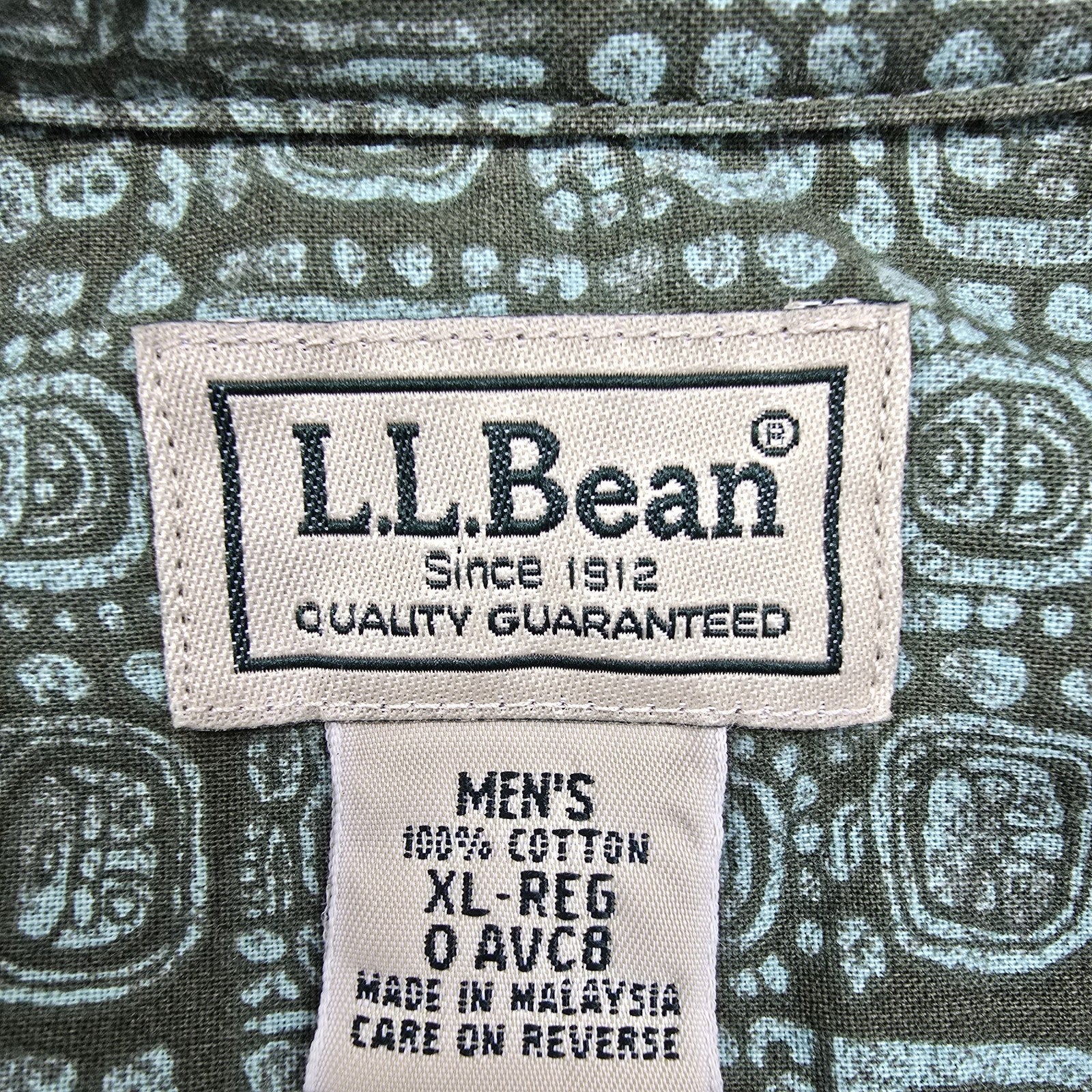 L.L.Bean Men Green Shirt size XL product image 3