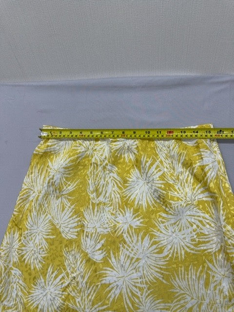 Rebecca Taylor Floral Yellow XL Women's Skirt Regular