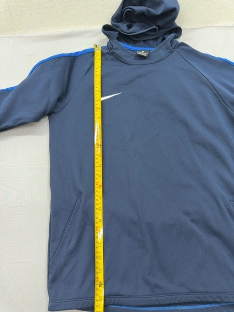 Nike Men's Dri-FIT Blue Pullover Hoodie Size M Training