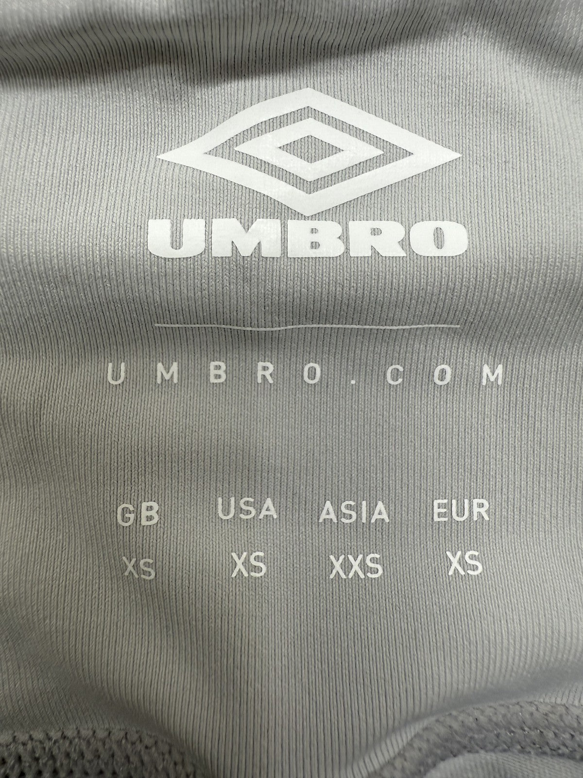 Umbro White High Waist Seamless Leggings XS Workout Athletic Nylon