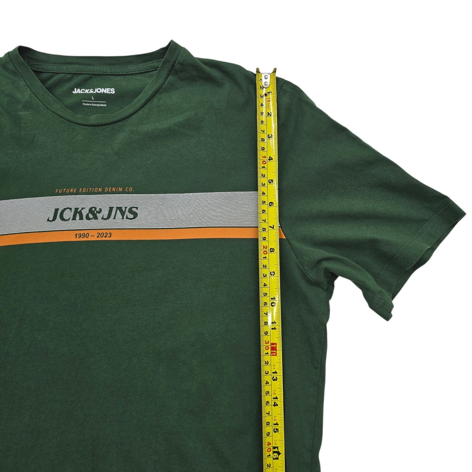 Jack & Jones Men Green T-Shirt size L product image 6