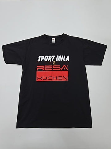 Fruit of the Loom Boys Black Graphic Print T-Shirt Youth 164cm BNWT