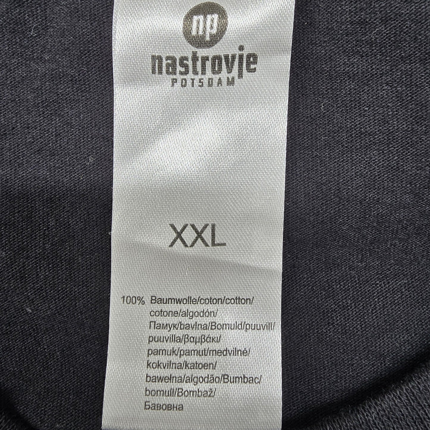 Nastrovje Potsdam Men Black T-Shirt size XXL product image 3