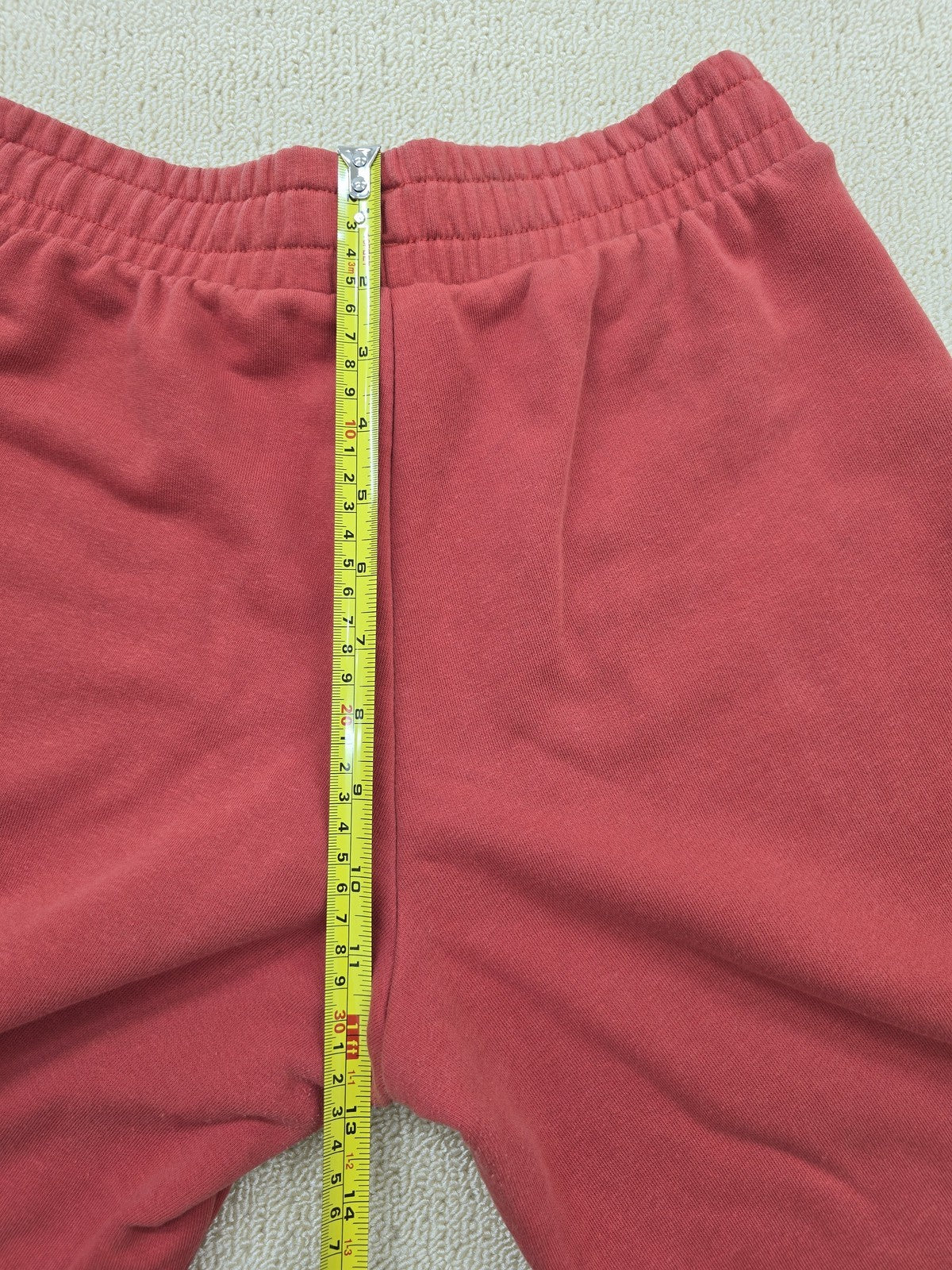 Puma Men's Red French Terry Training Shorts S 10" Inseam