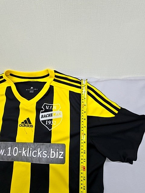 Adidas Men's Black Yellow Striped Soccer Jersey(#13) XL Climacool