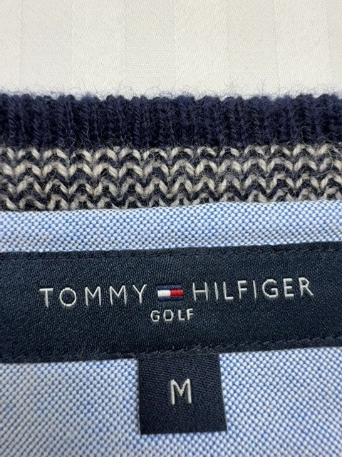 Tommy Hilfiger Men's Navy V-Neck Sweater Vest Size M