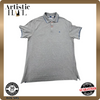 Champion Men's Gray Polo Shirt – Size M, Regular Fit, Short Sleeve