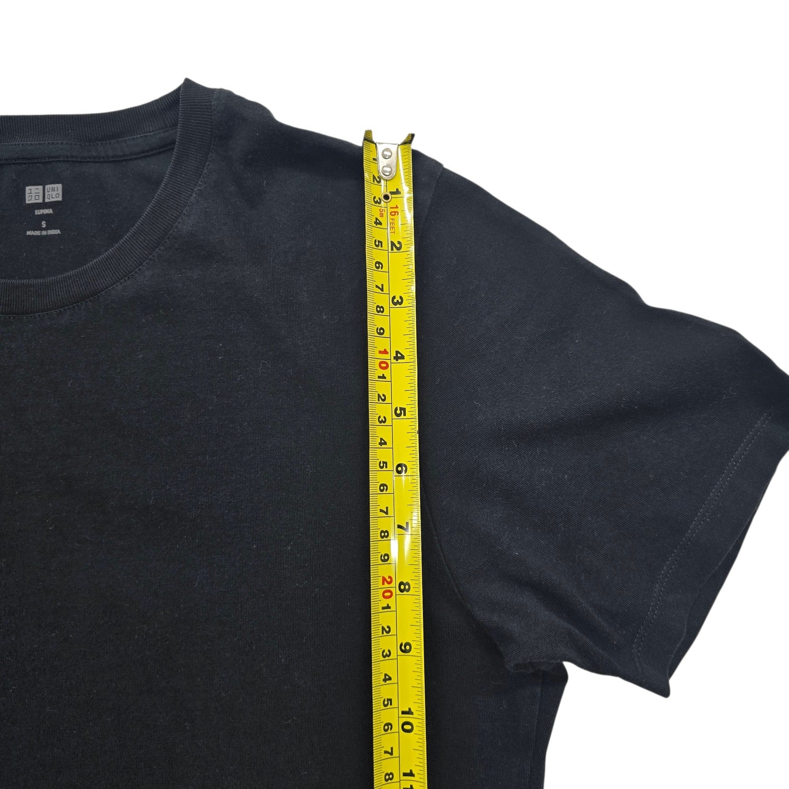 Uniqlo Women Black T-Shirt size S product image 6