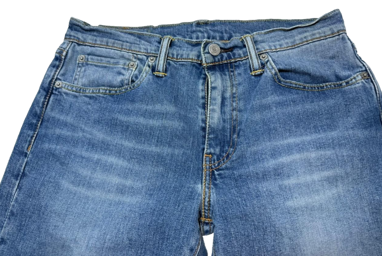 Levi's 511 Jeans Adult 31X32 Blue Denim Medium Wash Straight Trousers Men