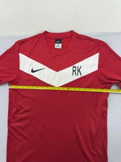 Nike Men's Red Dri-FIT Jersey M Short Sleeve Crewneck