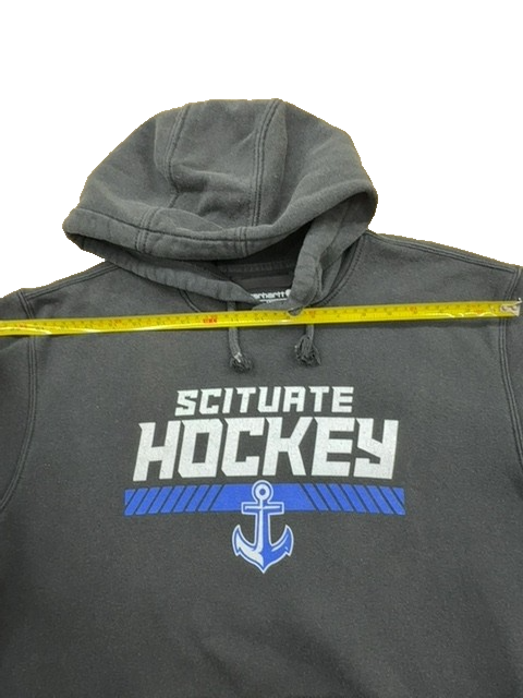 Carhartt Scituate Sailors Ice Hockey Grey L Loose Fit Pullover Hoodie