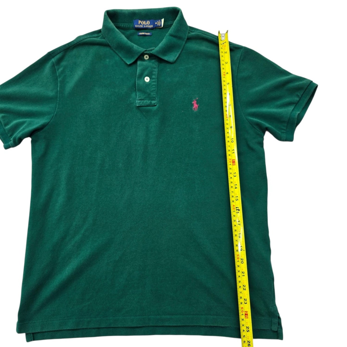 Polo Ralph Lauren Men's Green Custom Slim Fit Polo M