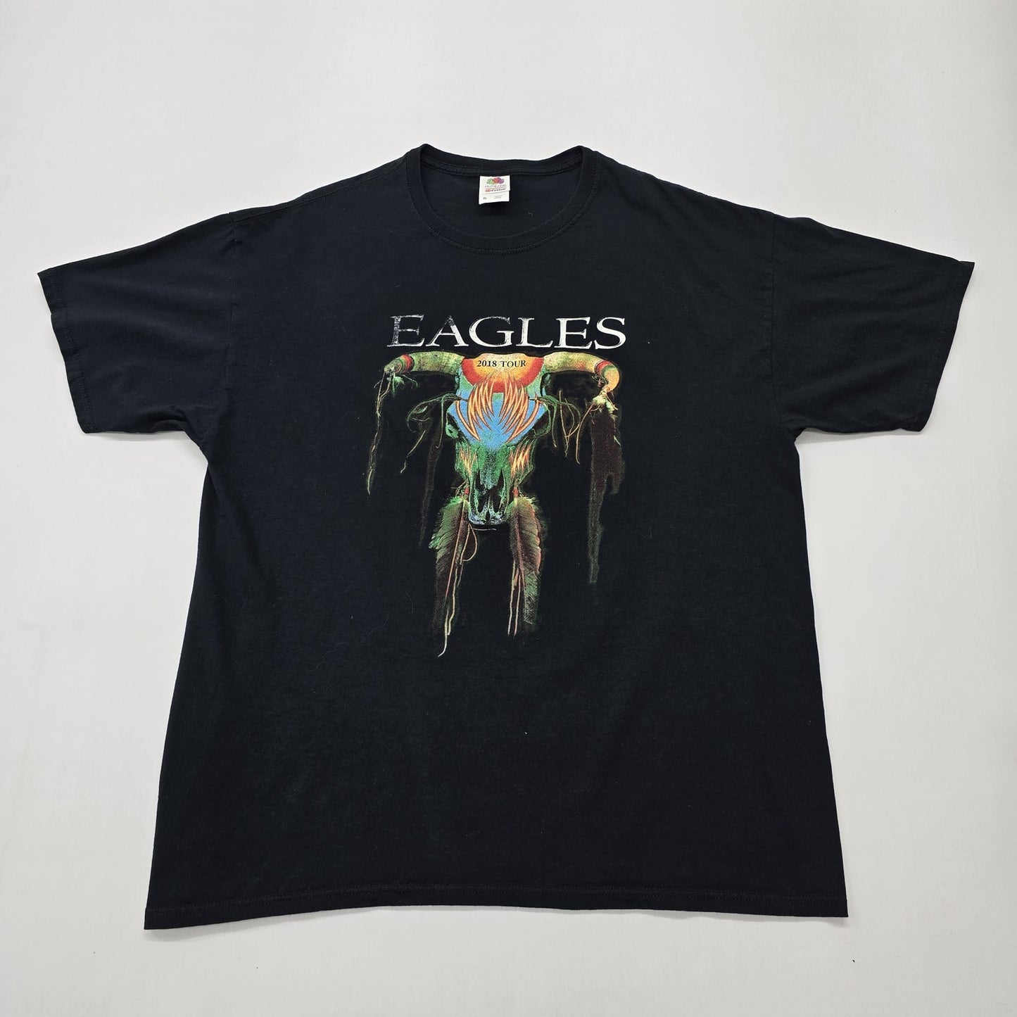Fruit of the Loom Men Black T-Shirt size XL product image 1