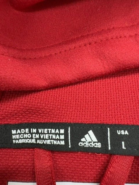 Adidas Boys Red Hoodie size L product image 3