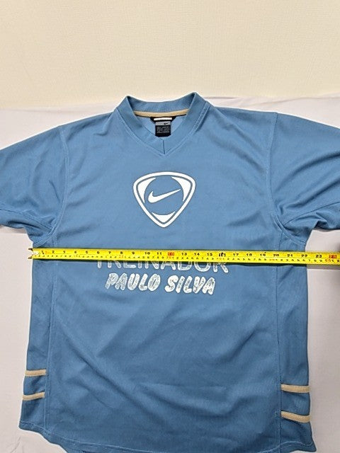 Nike Unisex Blue Futsal Jersey Short Sleeve Size L GB442