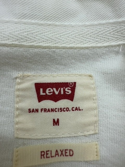 Levi's Men White Polo Shirt size M product image 3
