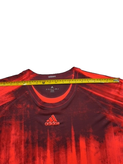Adidas Men's Red Adizero Running T-Shirt XL Short Sleeve Climalite New