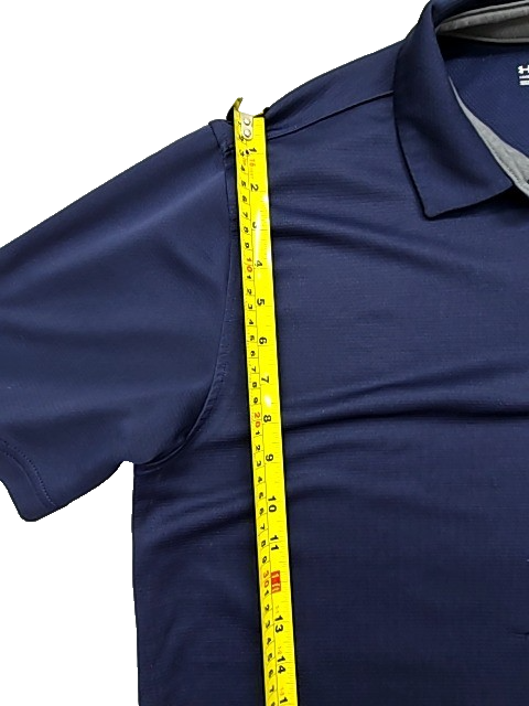 Under Armour UA Tech Polo Shirt Men's XL Navy Blue Moisture-Wicking