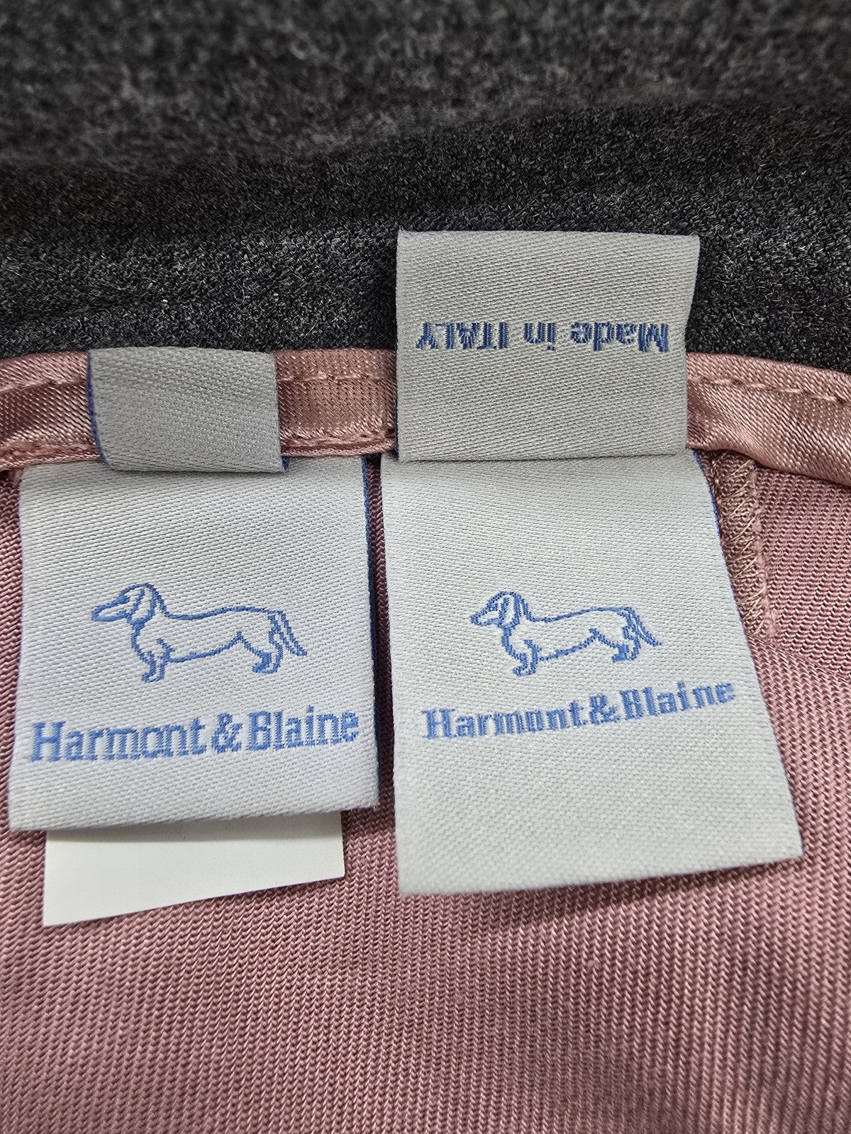Harmont & Blaine Women's Jogger Pants Size 46 Antique Pink Dachshund EUC