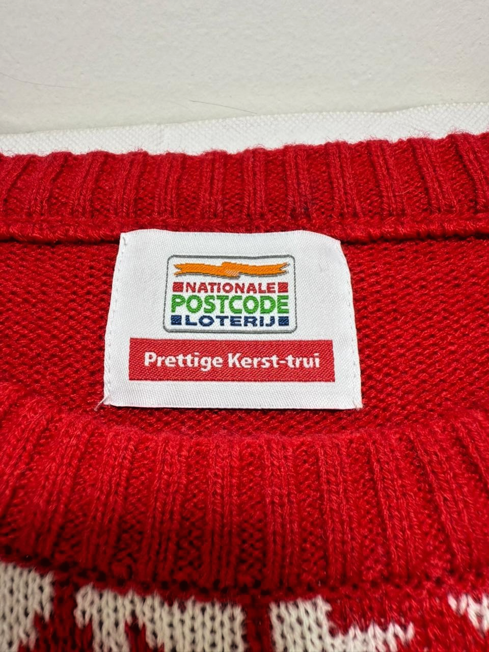 Snow Man Nationale Postcode Loterij Prettige Kerst-Trui