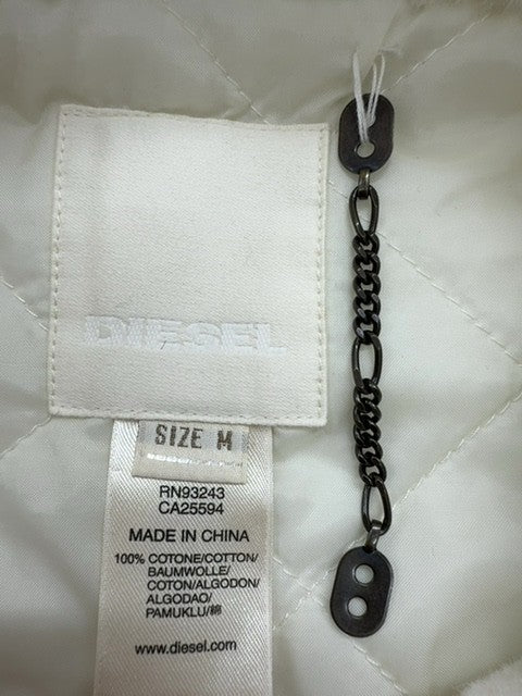 Diesel Women White Coat size M product image 3